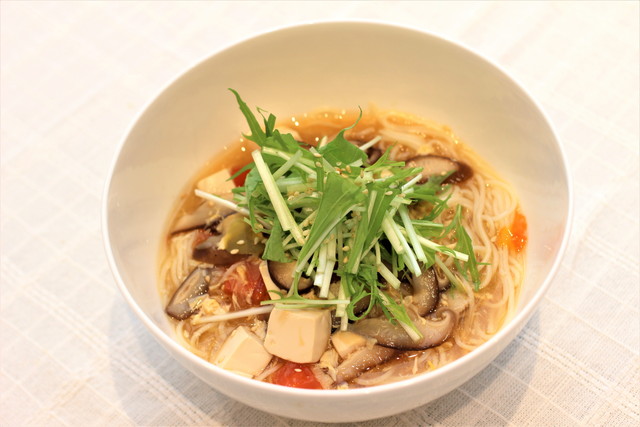 :優しい和風サンラータン麺の画像