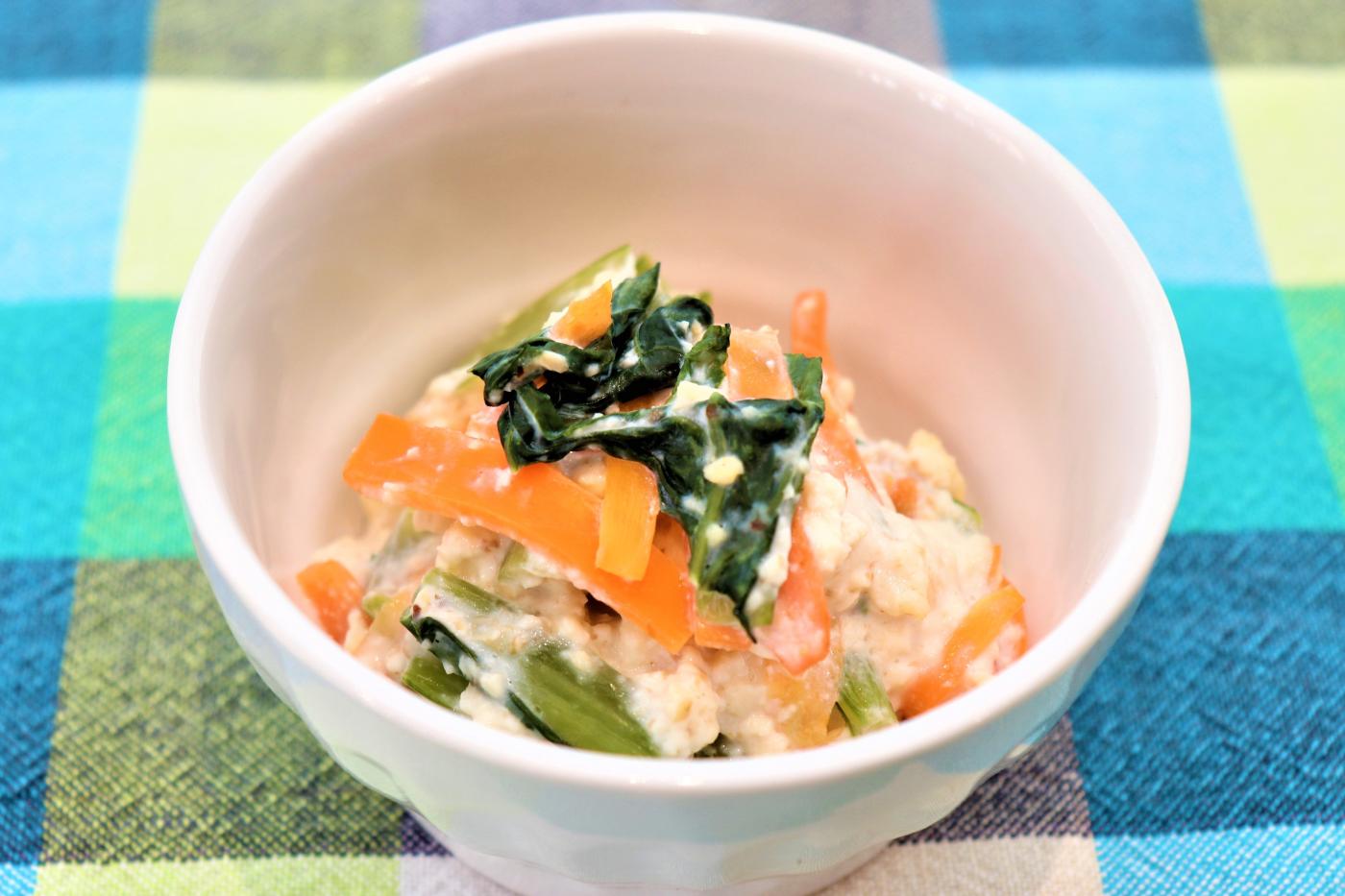 小松菜のヨーグルト白和えの画像