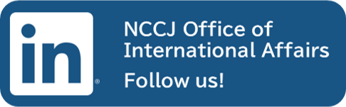NCCJ Office of International Affairs Follow us！のバナー画像