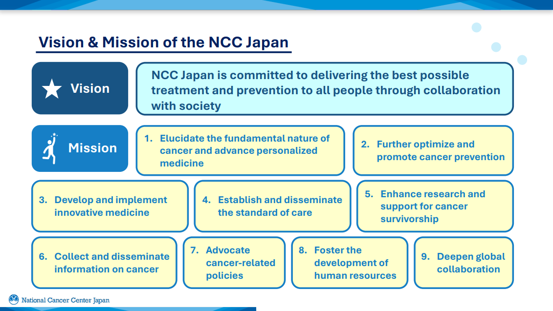 Vision & Mission of the NCC Japan