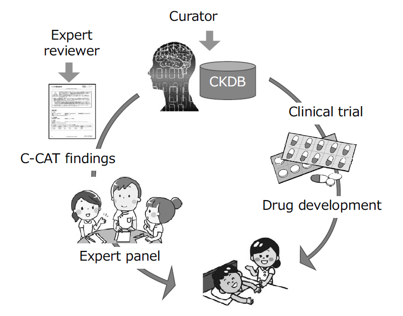 Figure 1. Development of CKDB to improvethe quality of genome medicine