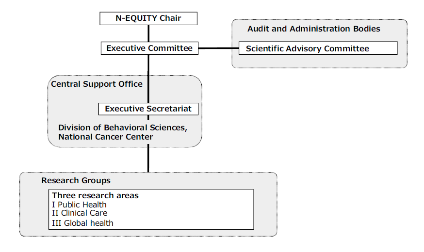 Figure 1. Organization of N-EQUITYsince December 2019
