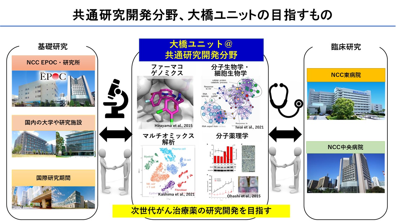 共同研究開発分野、大橋ユニットの目指すもの