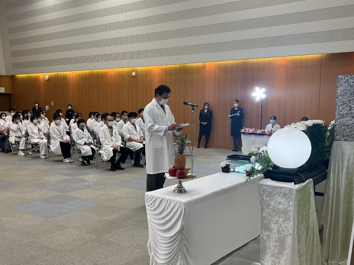 実験動物供養祭の様子
