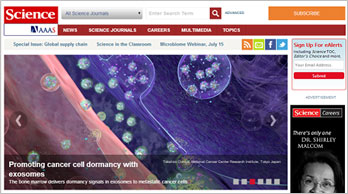 Science誌HP上での紹介