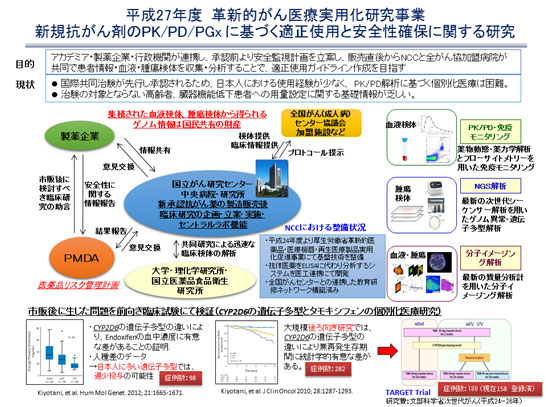 平成27年度　革新的がん医療実用化研究事業画像