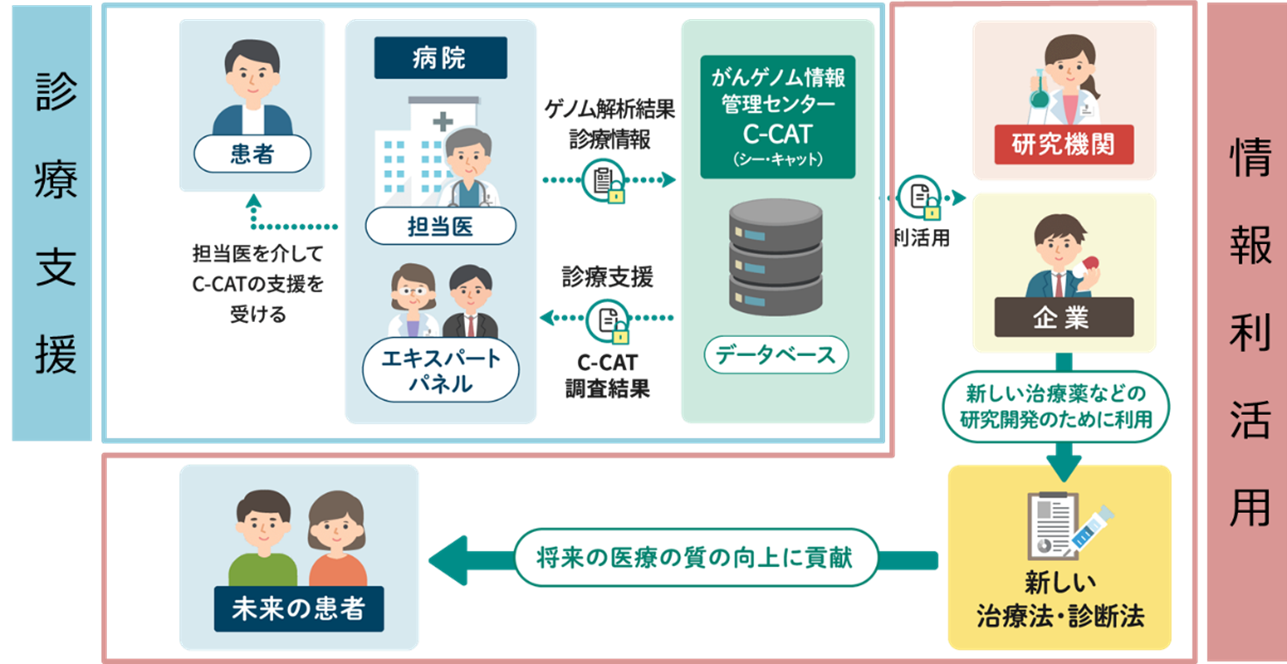 図1日本のがんゲノム医療の特徴