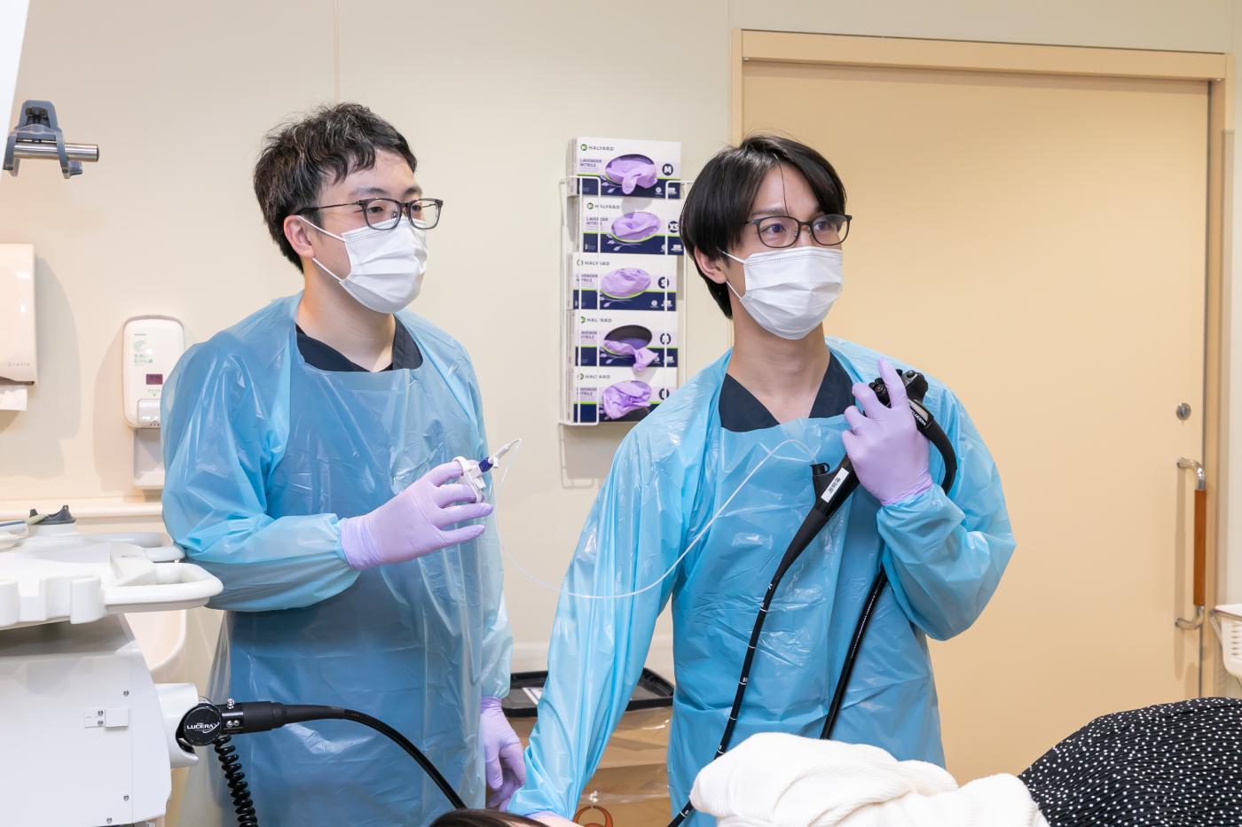 検査の様子
