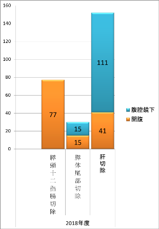 図9 2018年度の主要手術件数