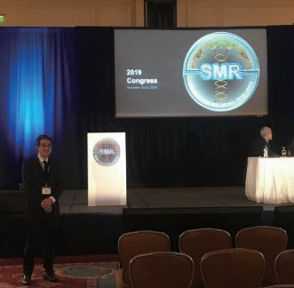 SMR（The Societyof MelanomaResearch；米国Saltlake City）2019での講演の様子