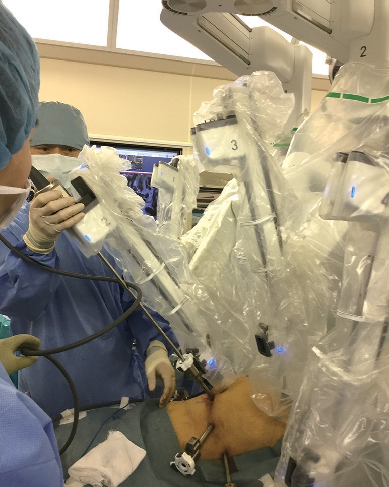 2020年3月の婦人腫瘍科ロボット支援下手術導入の様子