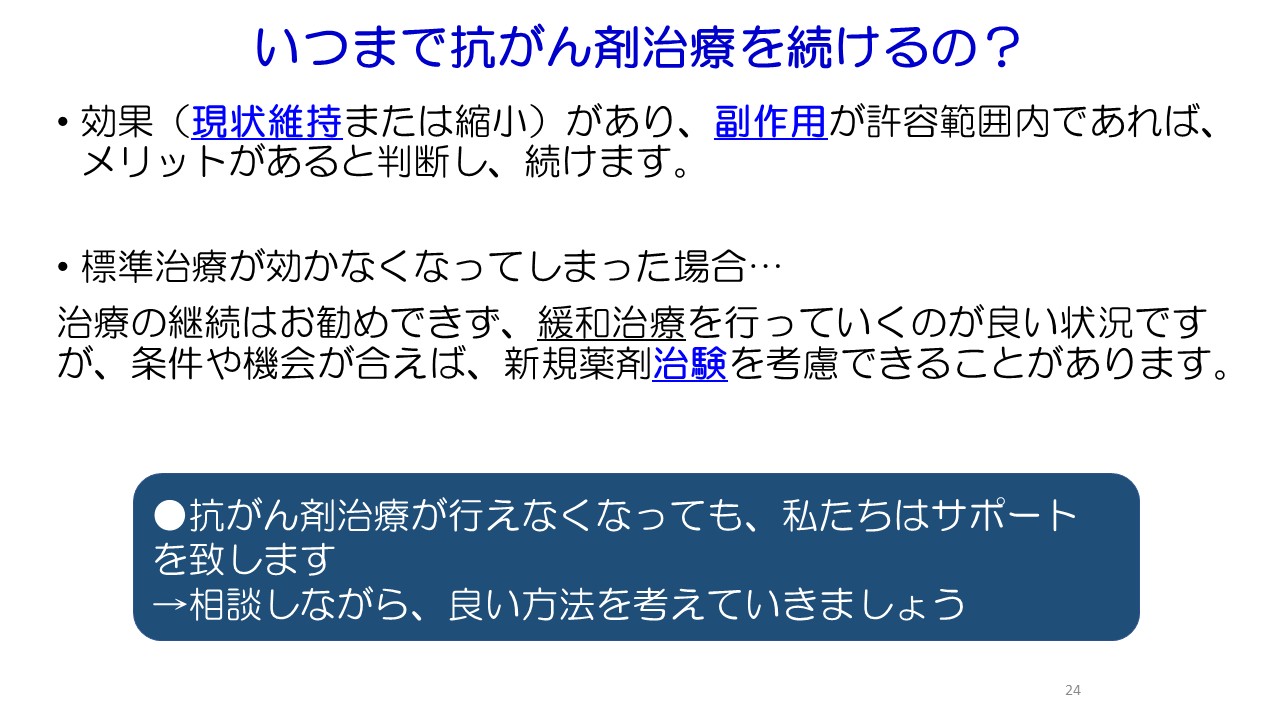 膵がん・胆道がんの診断と治療スライド２４