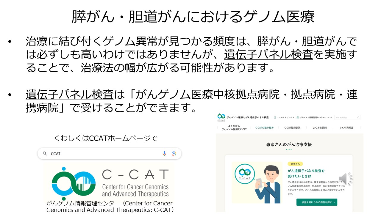治療の選び方ゲノム医療や新規治療スライド１４