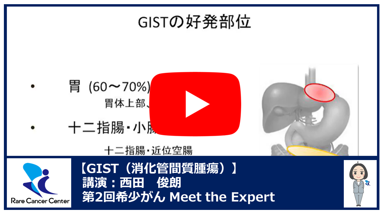 第2回GIST（消化管間質腫瘍）講演：西田 俊朗2