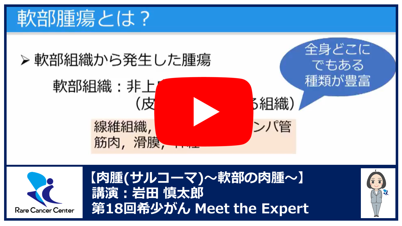 第18回肉腫（サルコーマ）：軟部の肉腫講演：岩田慎太郎2