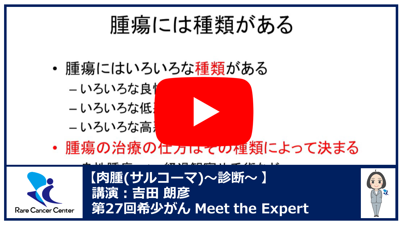 第27回肉腫（サルコーマ）の診断講演：吉田 朗彦2