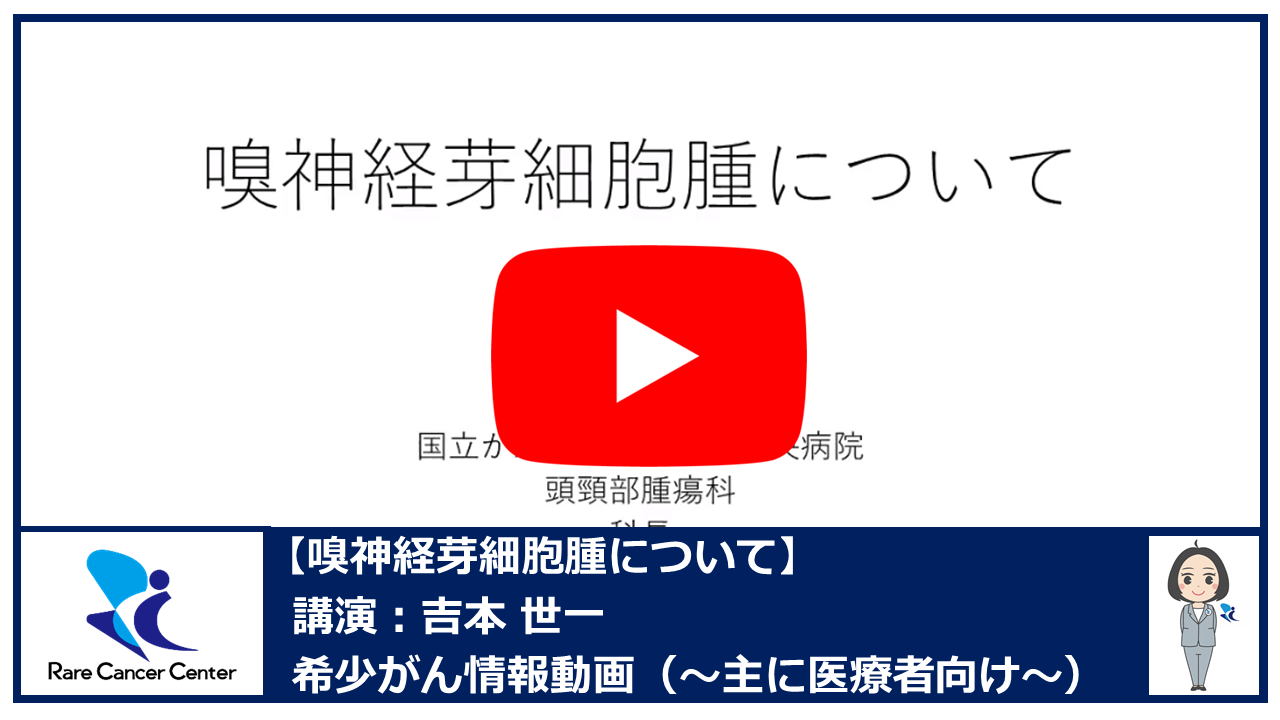 嗅神経芽細胞腫について：吉本世一2