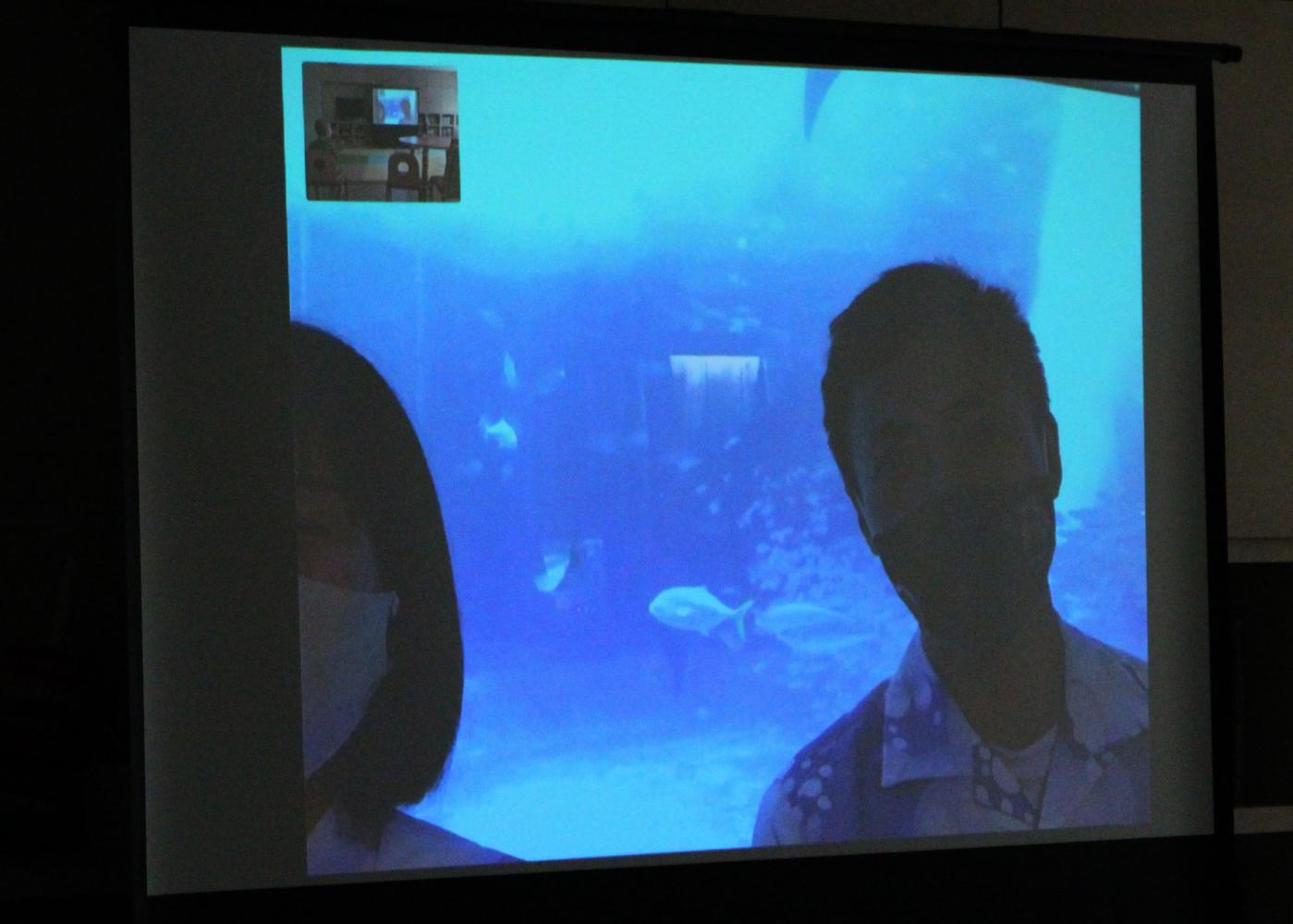 沖縄美ら海水族館のスタッフの方々の画像