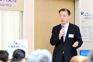 中央病院長 西田俊朗の写真