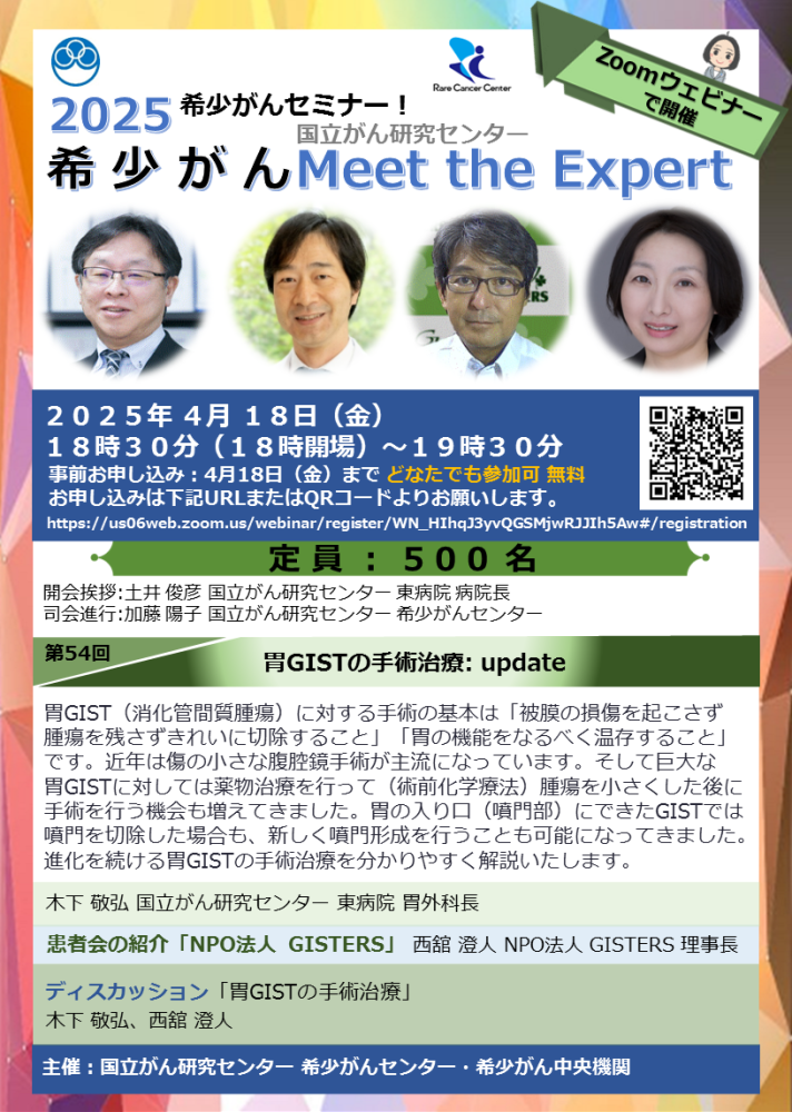 第54回 胃GISTの手術治療: update