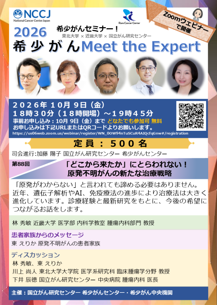 第88回 「どこから来たか」にとらわれない! 原発不明がんの新たな治療戦略