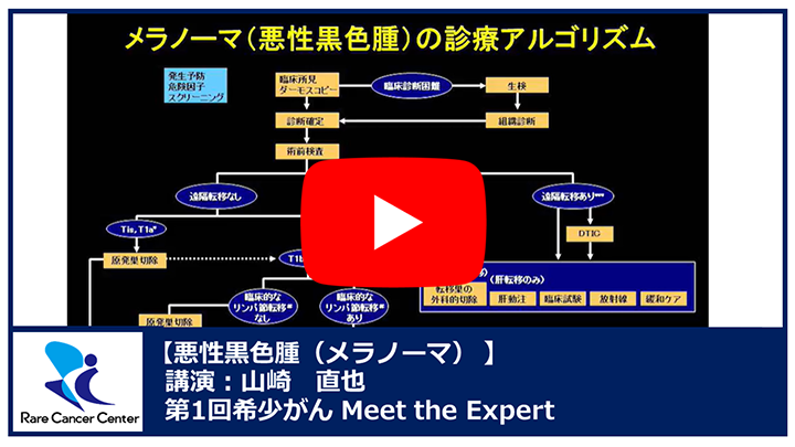  第1回 悪性黒色腫（メラノーマ）講演：山崎 直也