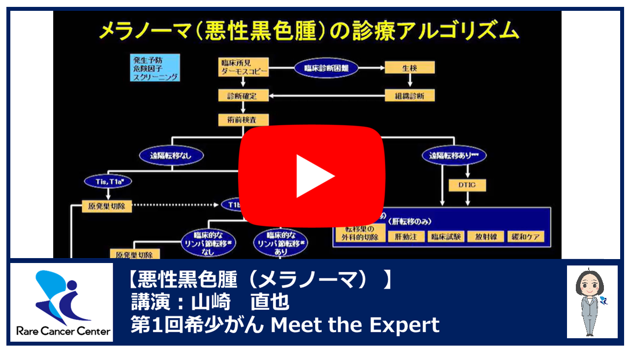第1回 悪性黒色腫（メラノーマ）講演：山崎 直也2