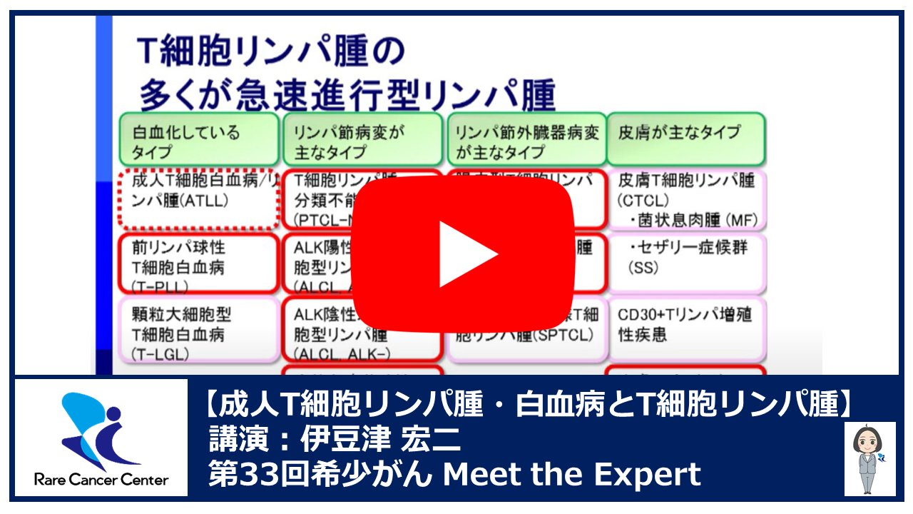 第33回成人T細胞リンパ腫・白血病とT細胞リンパ腫講演：伊豆津 宏二2