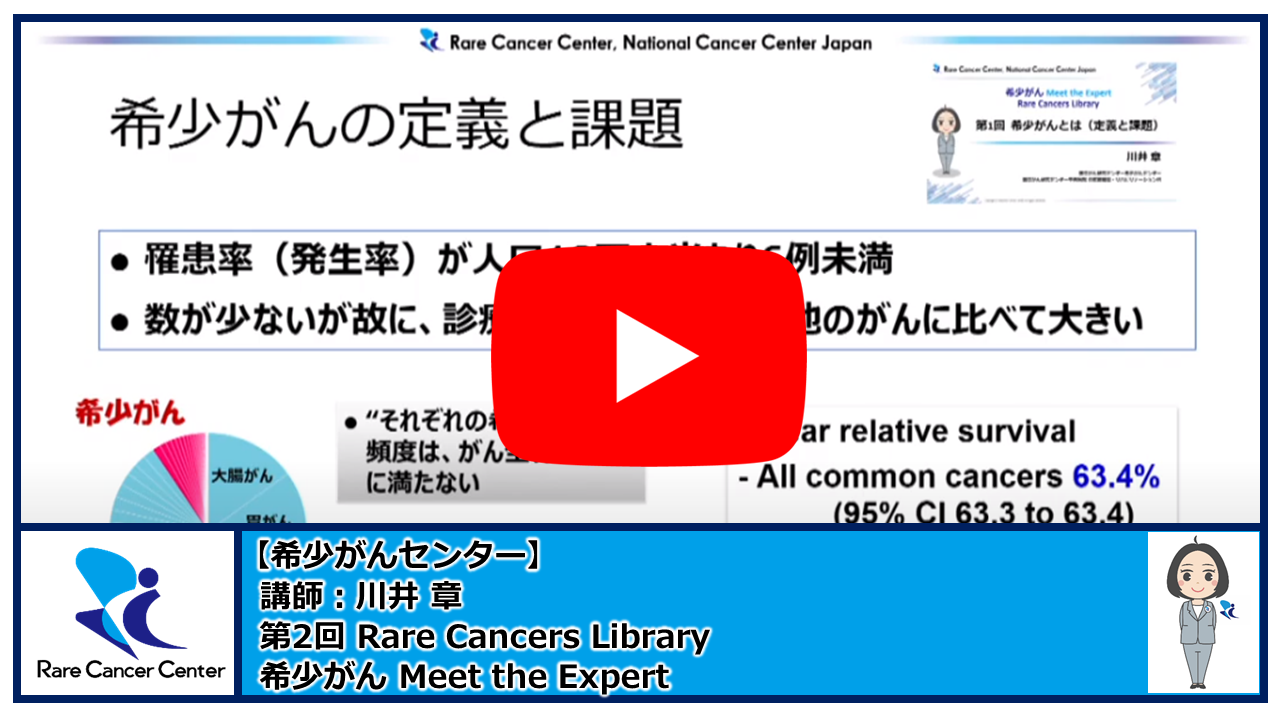 第2回Rare Cancers Library希少がんセンター講師：川井章2